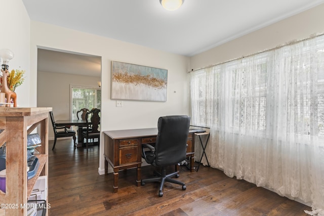8 Carter Way, Brick, NJ 08723 - office area featuring dark wood-style flooring