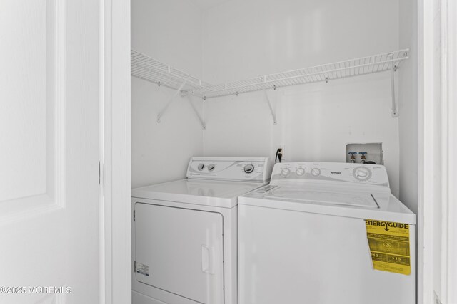 42 Chestnut St, Red Bank, NJ 07701 - laundry room featuring separate washer and dryer