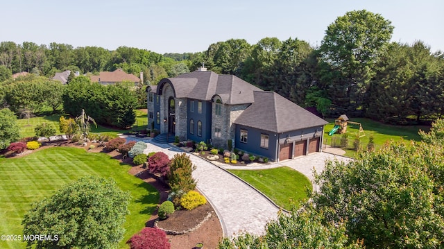 806 Turquoise Trl, Morganville, NJ 07751 - view from above of property