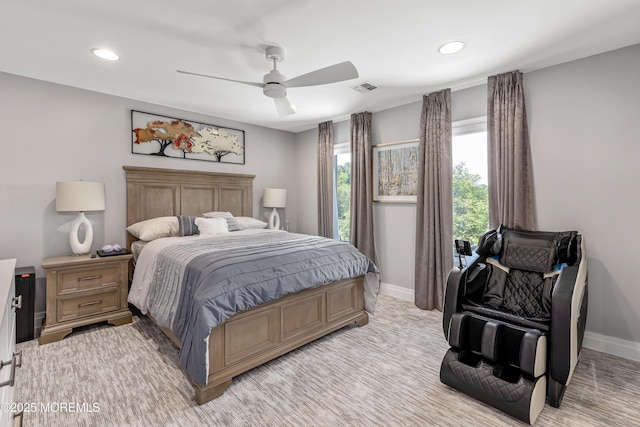 806 Turquoise Trl, Morganville, NJ 07751 - bedroom featuring recessed lighting and a ceiling fan