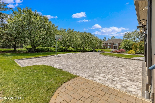806 Turquoise Trl, Morganville, NJ 07751 - view of patio / terrace featuring basketball hoop