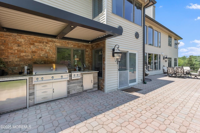806 Turquoise Trl, Morganville, NJ 07751 - view of patio / terrace with an outdoor kitchen and outdoor dining space