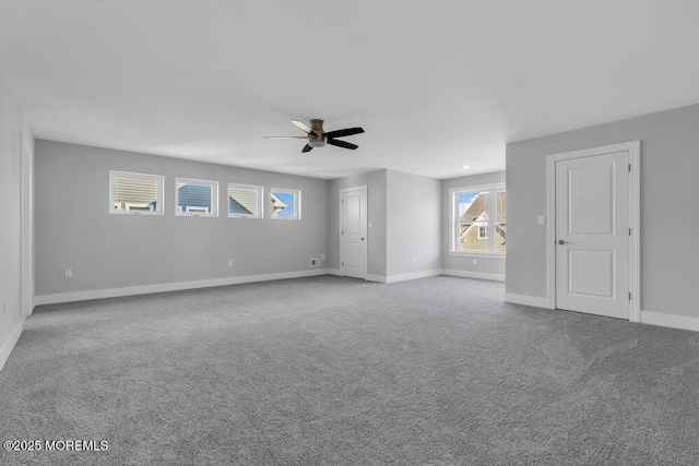 1 Potters Ct, Bayville, NJ 08721 - carpeted spare room with ceiling fan and baseboards