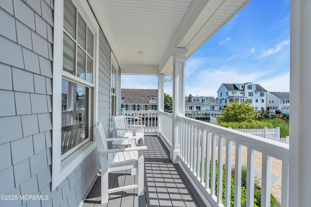 333 Barkentine Ln, Mantoloking, NJ 08738 - balcony featuring a residential view