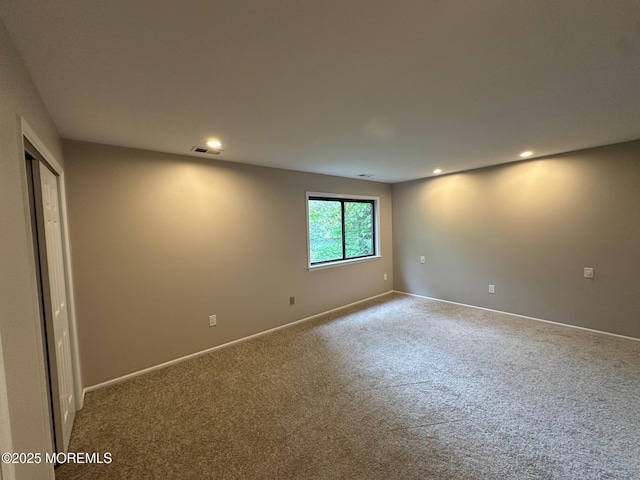 1508 Alpine Trl Unit 1508, Neptune Township, NJ 07753 - spare room featuring carpet floors, recessed lighting, and baseboards