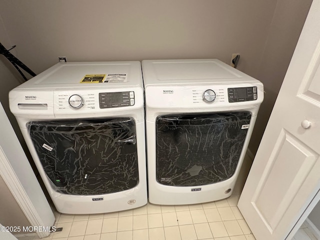 1508 Alpine Trl Unit 1508, Neptune Township, NJ 07753 - washroom with separate washer and dryer and tile patterned flooring