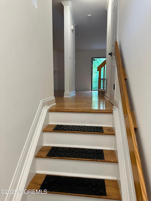 1508 Alpine Trl Unit 1508, Neptune Township, NJ 07753 - stairs featuring wood finished floors