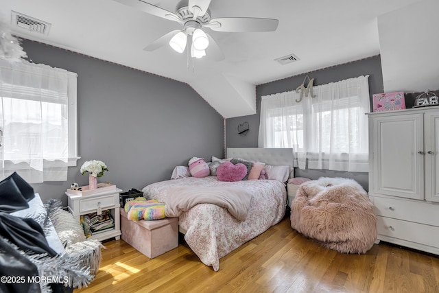 2117 Seagull Ter, Point Pleasant, NJ 08742 - bedroom with light wood-type flooring and a ceiling fan