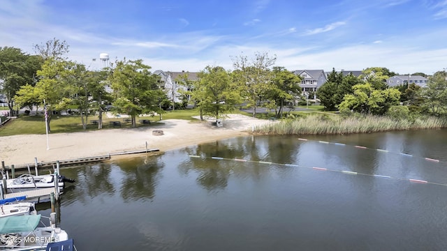 2117 Seagull Ter, Point Pleasant, NJ 08742 - water view with a dock