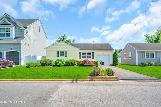 3132 Cohocton Ave, Point Pleasant, NJ 08742 - view of front of property with concrete driveway, a garage, and a front lawn