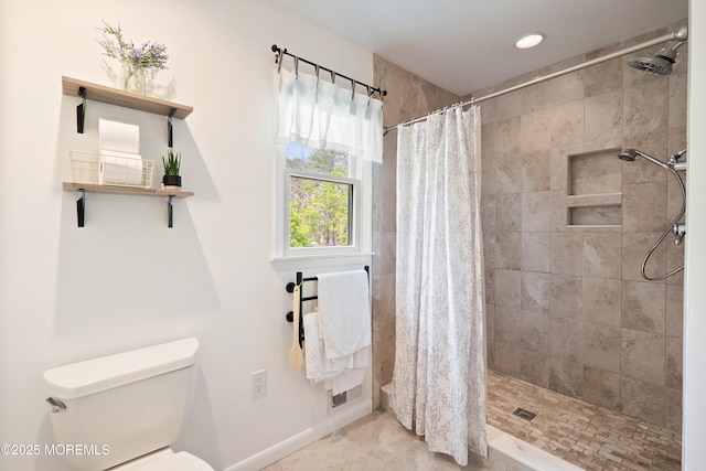 15 Tanglewood Dr, Barnegat, NJ 08005 - bathroom with a tile shower and recessed lighting
