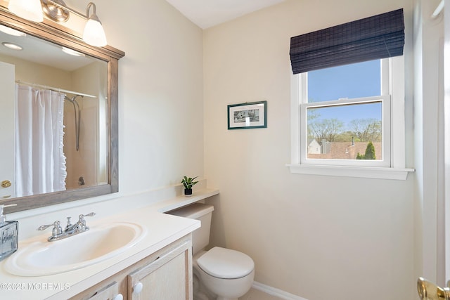 15 Tanglewood Dr, Barnegat, NJ 08005 - full bath featuring vanity and a shower with shower curtain