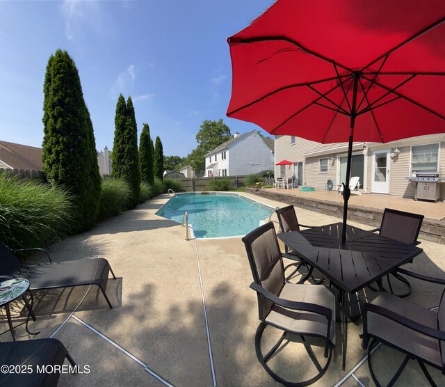 15 Tanglewood Dr, Barnegat, NJ 08005 - view of pool featuring a patio area and grilling area