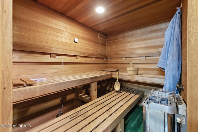 28 Hannah Lee Rd, Barnegat, NJ 08005 - sauna / steam room with recessed lighting and wooden ceiling