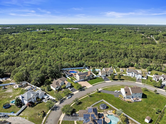 28 Hannah Lee Rd, Barnegat, NJ 08005 - aerial overview of property's location with a heavily wooded area and nearby suburban area