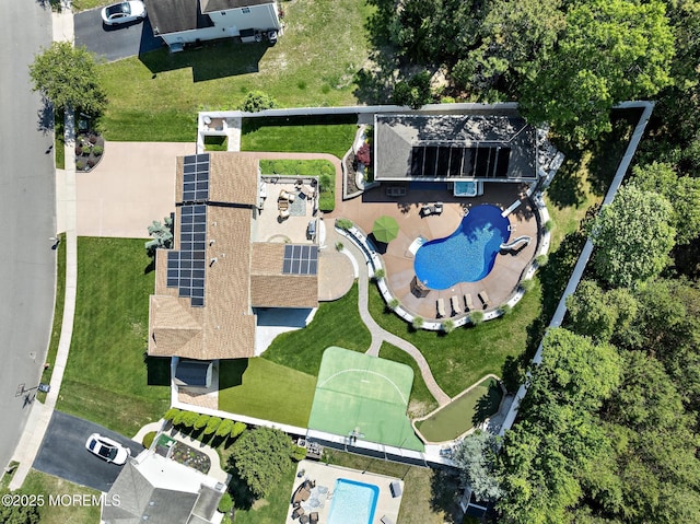 28 Hannah Lee Rd, Barnegat, NJ 08005 - aerial view of property's location featuring a pool
