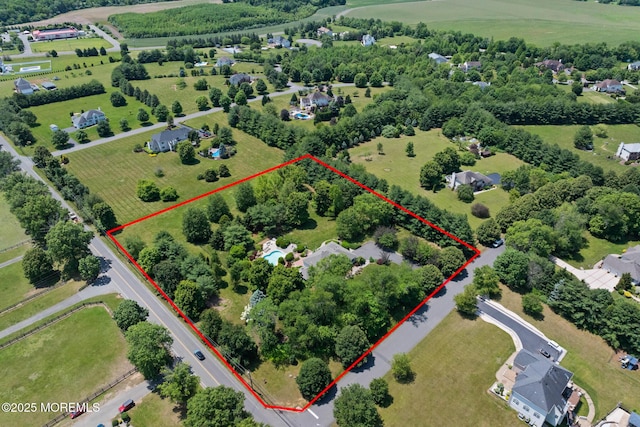 1 Yeger Dr, Upper Freehold, NJ 08501 - view of rural area with property boundaries highlighted