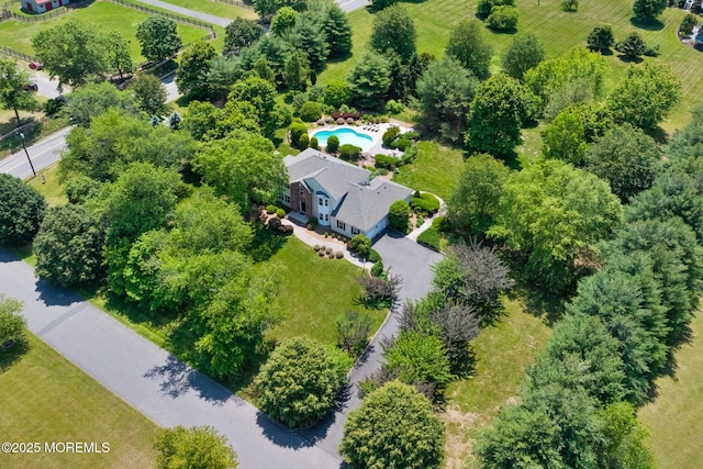 1 Yeger Dr, Upper Freehold, NJ 08501 - drone / aerial view of a pool