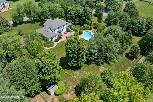 1 Yeger Dr, Upper Freehold, NJ 08501 - bird's eye view of a pool
