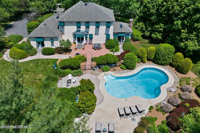 1 Yeger Dr, Upper Freehold, NJ 08501 - swimming pool with a patio