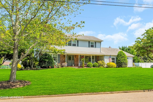 2146 Spruce Dr, Sea Girt, NJ 08750 - traditional-style house with covered porch