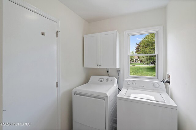 21 Turnbridge, Manchester, NJ 08759 - washroom with cabinet space and washer and clothes dryer