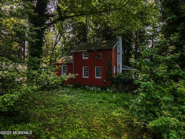 965 W Front St, Red Bank, NJ 07701 - view of side of property with a chimney