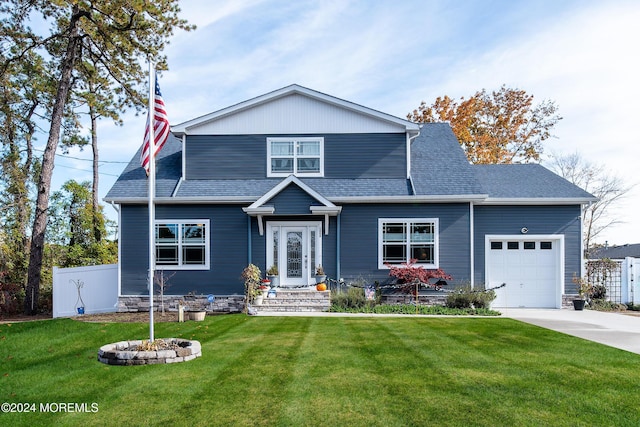 1608 Champlain St, Toms River, NJ 08757 - view of front facade featuring an attached garage, driveway, and a shingled roof
