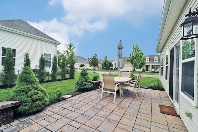 46 Rockland St, Barnegat, NJ 08005 - view of patio with outdoor dining area and a residential view