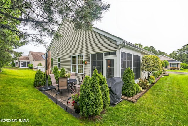 85 Briarwood Dr, Little Egg Harbor, NJ 08087 - back of house with a patio and a lawn