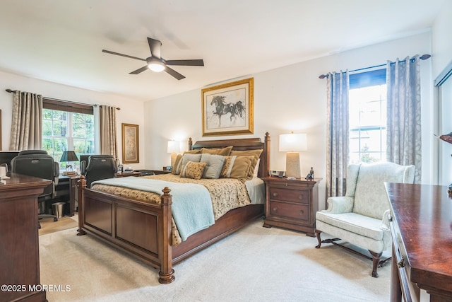 85 Briarwood Dr, Little Egg Harbor, NJ 08087 - bedroom with a desk and ceiling fan