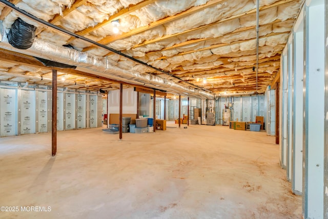 342 Old Squan Rd, Brick, NJ 08724 - unfinished basement featuring water heater