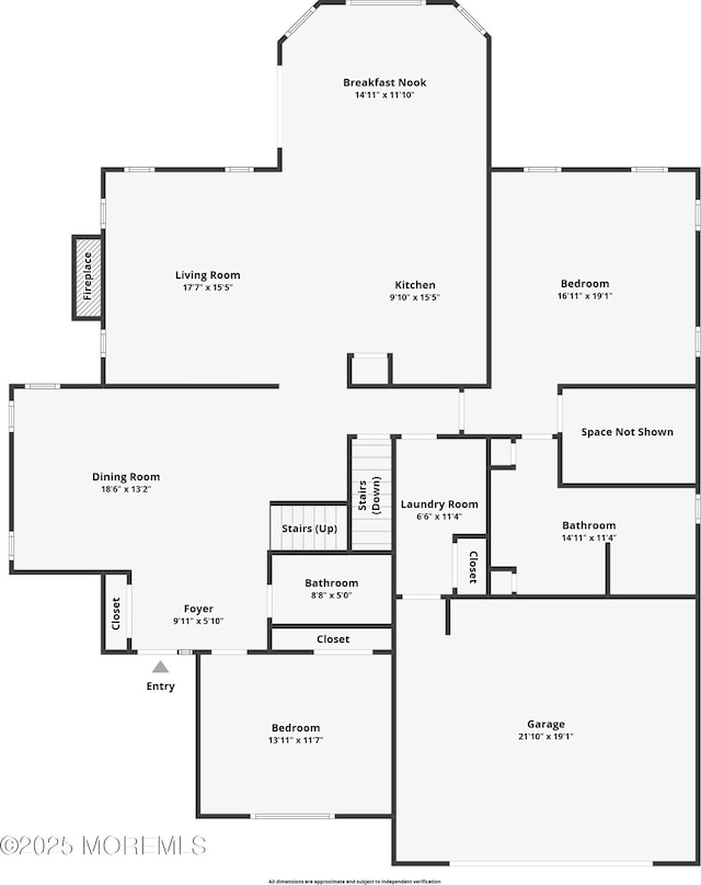 342 Old Squan Rd, Brick, NJ 08724 - floor plan / room layout