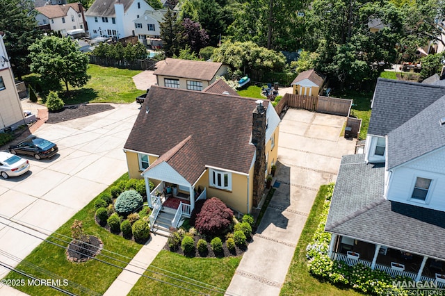 91 Center Ave, Atlantic Highlands, NJ 07716 - aerial perspective of suburban area