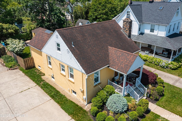 91 Center Ave, Atlantic Highlands, NJ 07716 - view from above of property
