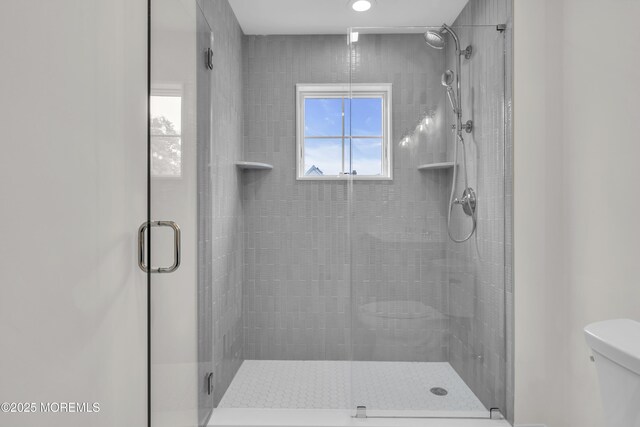 516 13th Ave, Belmar, NJ 07719 - bathroom with toilet and a stall shower