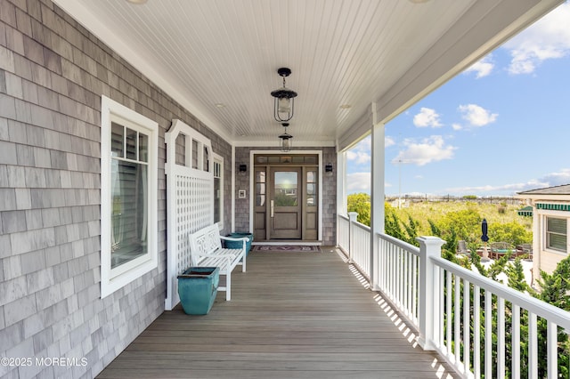 1055 Ocean Ave, Mantoloking, NJ 08738 - view of porch
