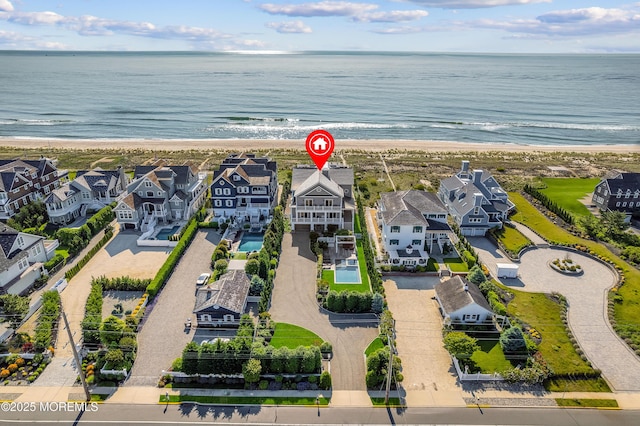 1055 Ocean Ave, Mantoloking, NJ 08738 - aerial view of residential area with expansive coastline