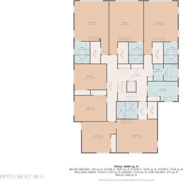 1055 Ocean Ave, Mantoloking, NJ 08738 - floor plan / room layout
