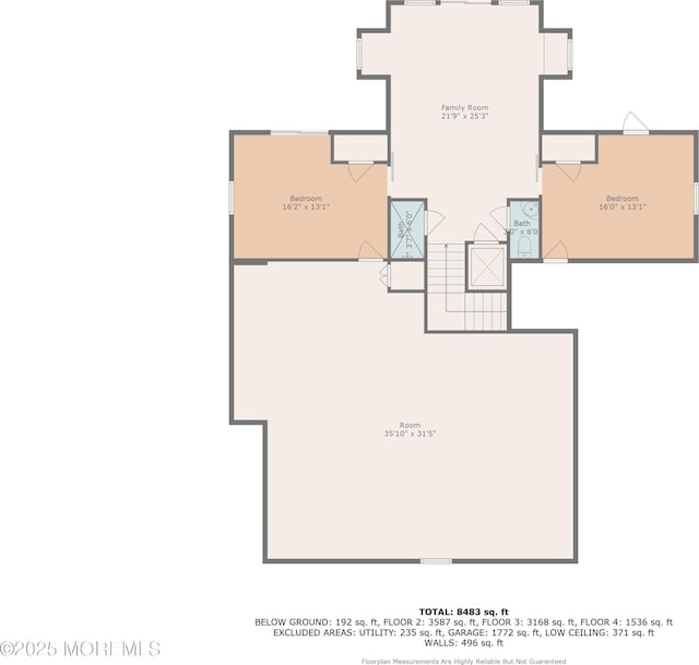 1055 Ocean Ave, Mantoloking, NJ 08738 - room layout