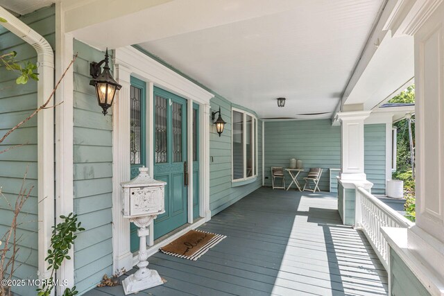29 Grand Ave, Atlantic Highlands, NJ 07716 - view of wooden porch