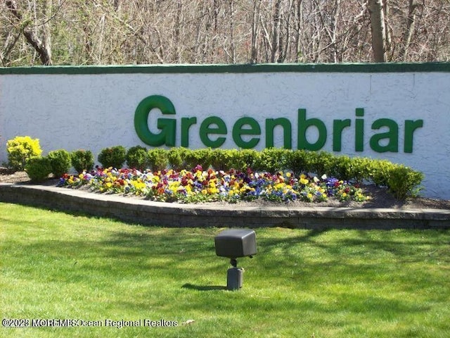5 Spenser Ct, Brick, NJ 08724 - community / neighborhood sign featuring a yard