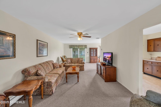 5 Spenser Ct, Brick, NJ 08724 - living room with light carpet and ceiling fan