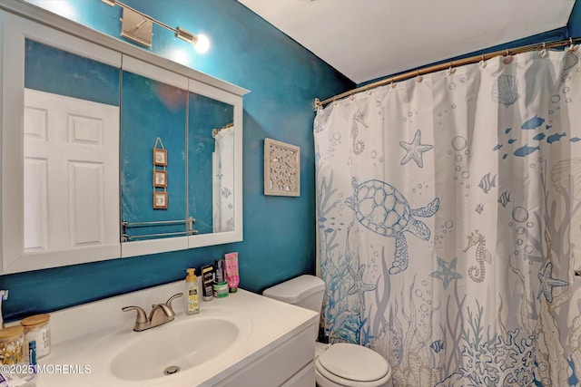 15 Transom Ln, Barnegat, NJ 08005 - full bath featuring toilet, vanity, and curtained shower