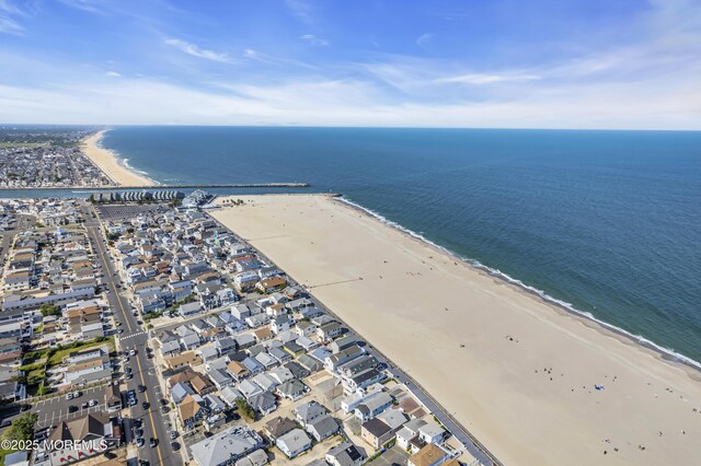 331 Hawthorne Ave, Point Pleasant Beach, NJ 08742 - aerial overview of property's location with expansive beach