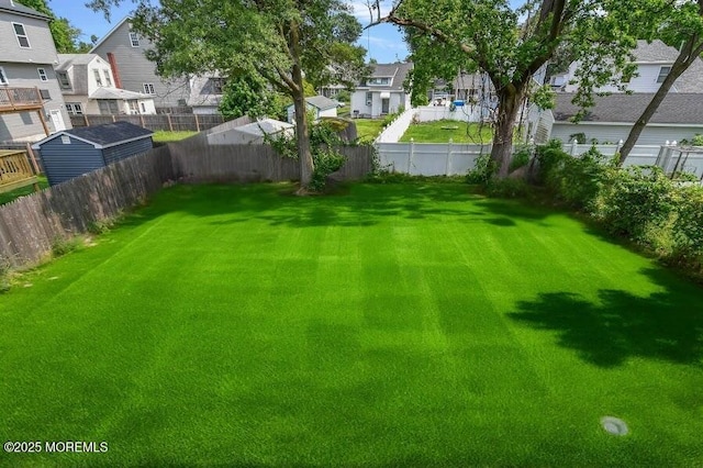 257 Port Monmouth Rd, North Middletown, NJ 07748 - fenced backyard featuring a residential view
