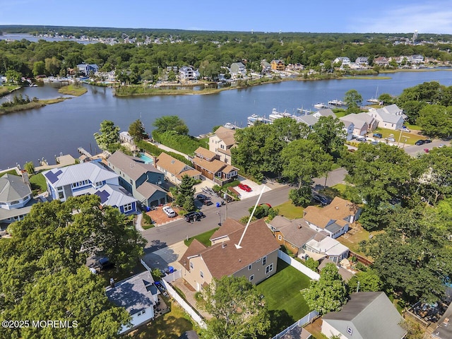 531 Parker Ave, Brick, NJ 08724 - aerial perspective of suburban area featuring a large body of water