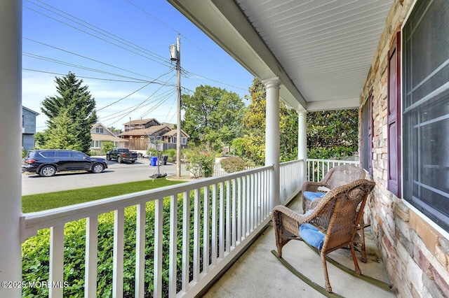 531 Parker Ave, Brick, NJ 08724 - covered porch featuring a residential view