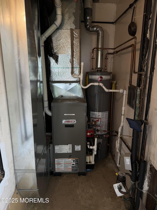 5 Texas Ct Unit B, Matawan, NJ 07747 - utility room with water heater