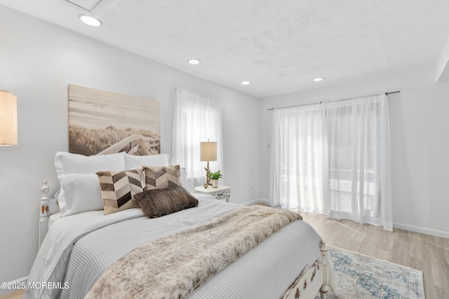 10 Barre Dr, Howell, NJ 07731 - bedroom featuring baseboards, wood finished floors, and recessed lighting